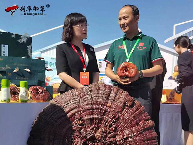 中國農(nóng)民豐收節(jié)上，芝人堂分享泰山赤靈芝豐收喜悅